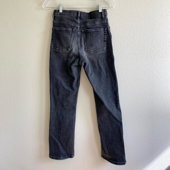 Everlane Cheeky Bootcut Jean Washed Black 26 Regular - Picture 2 of 5